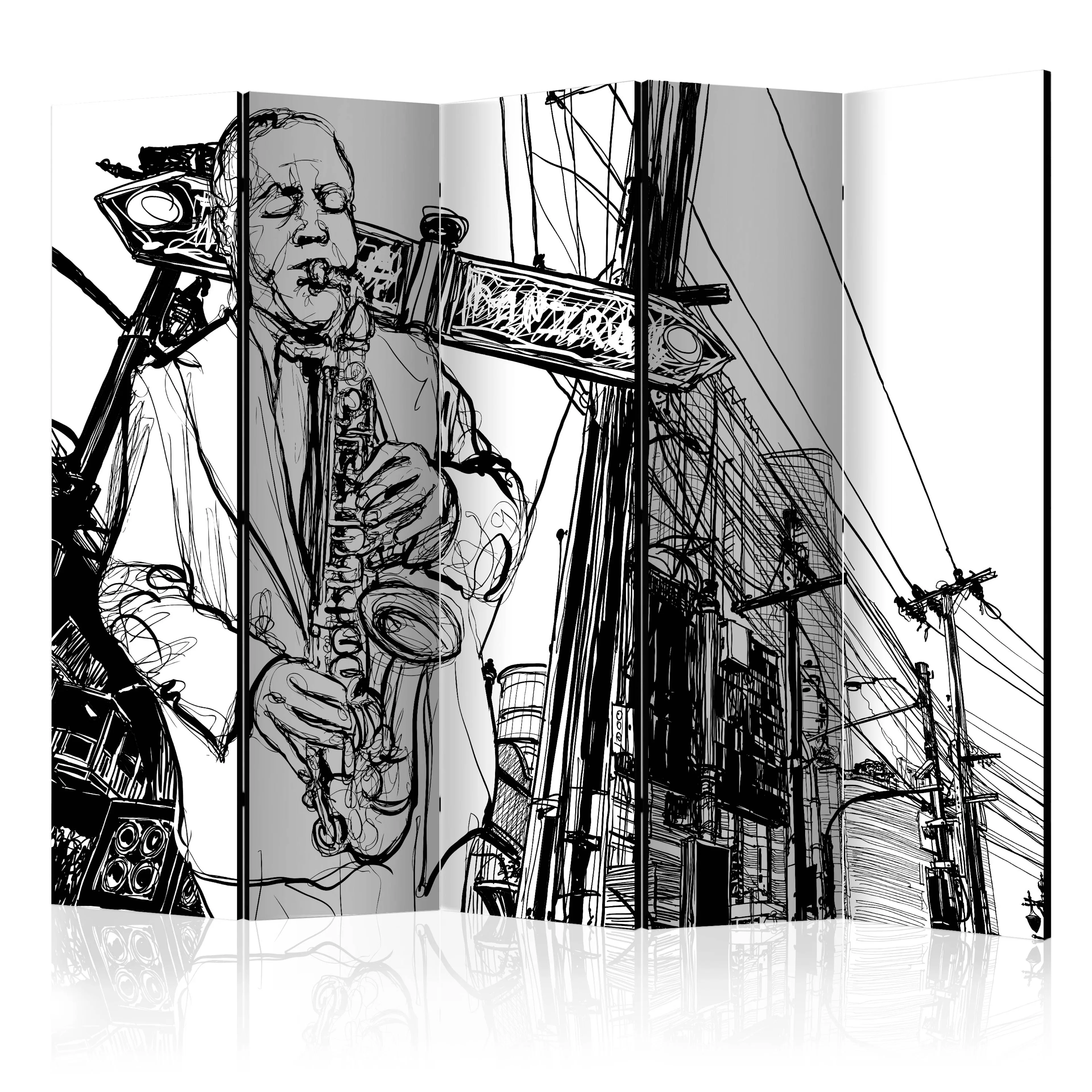 Rumsavdelare Arkiio Saxophone Recital on Broadway II 225x172 cm