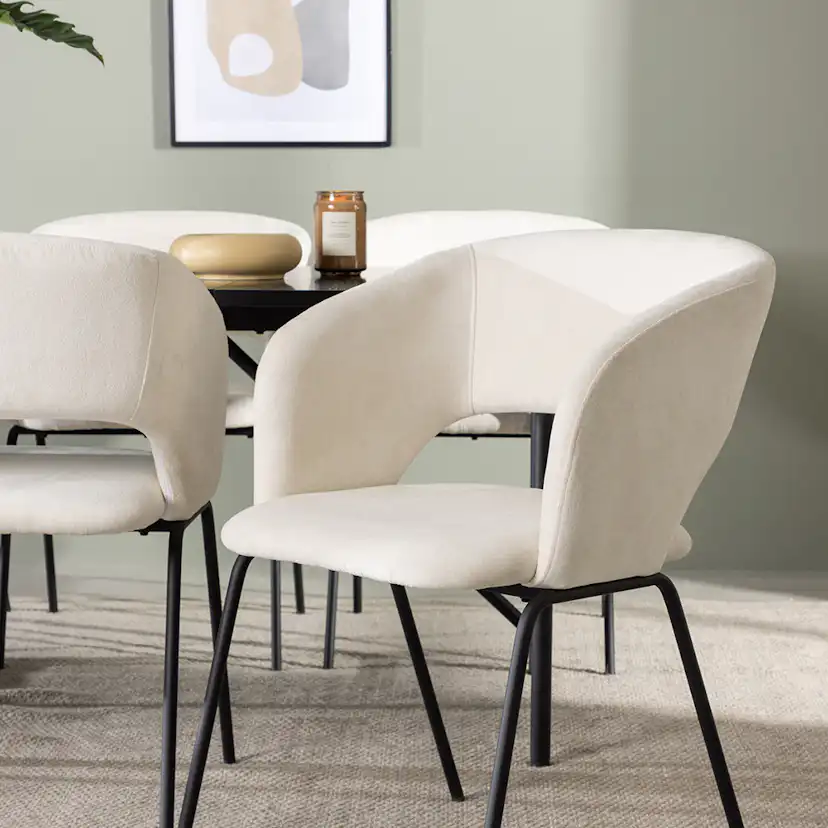 Matgrupp Venture Home Astrid med 6 Day Stolar