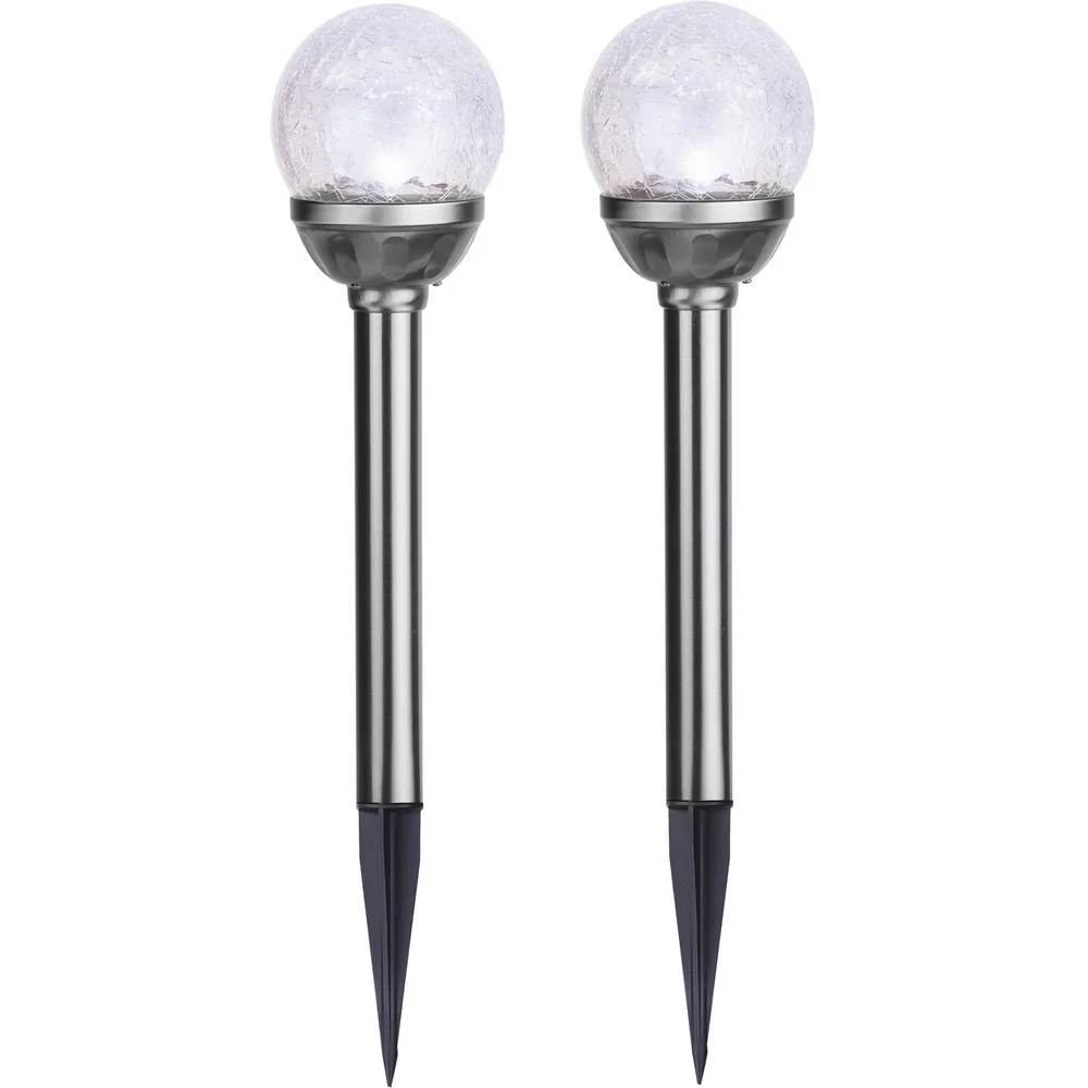 Solcells-pollare Star Trading Roma 2-pack