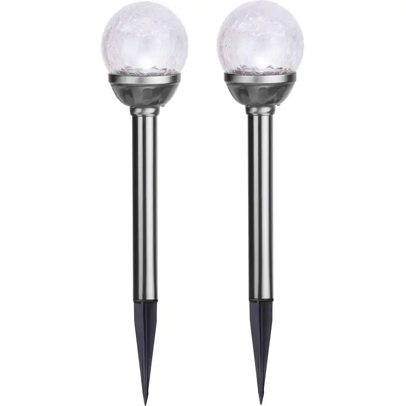 Solcells-pollare Star Trading Roma 2-pack