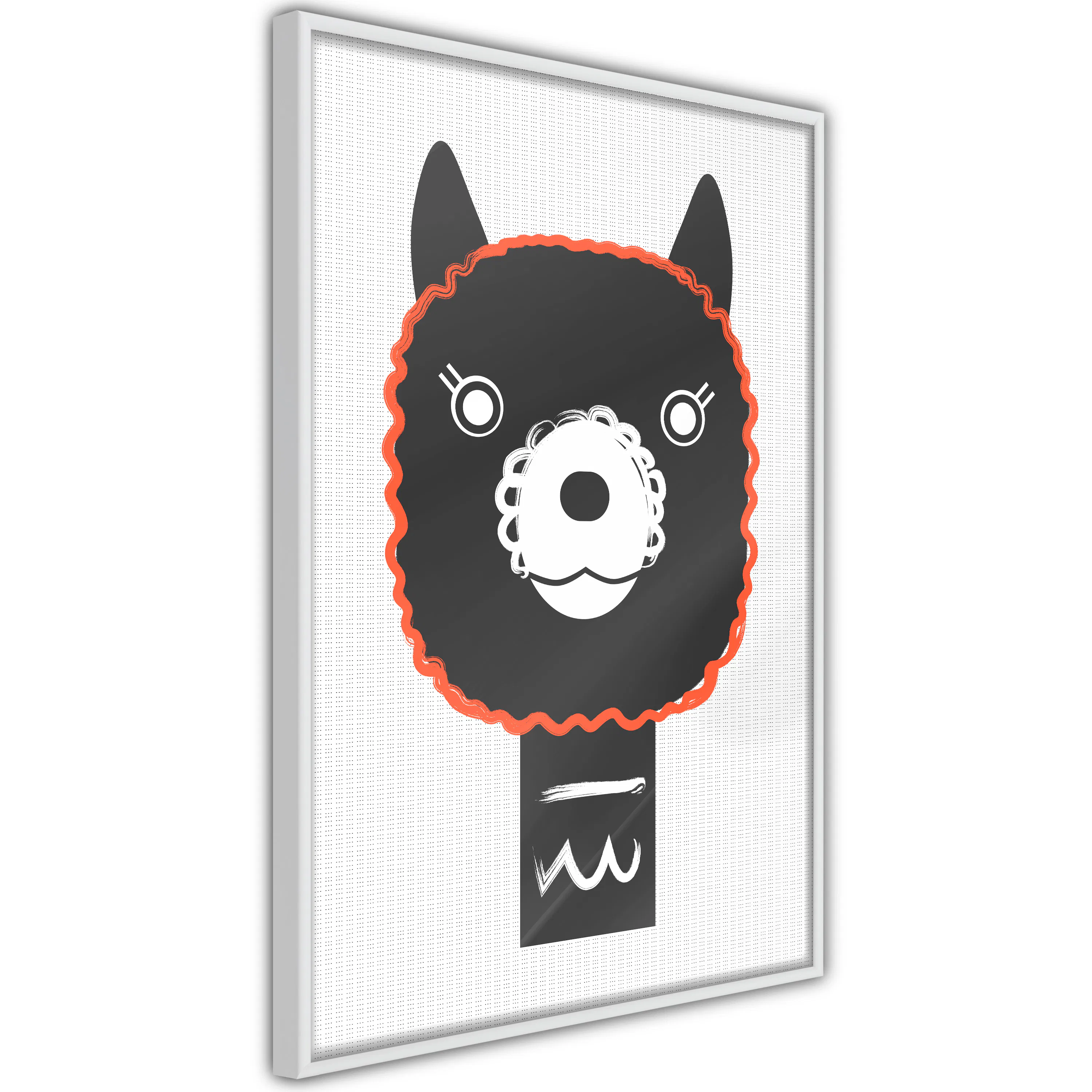 Poster Artgeist Affisch Decorative Alpaca