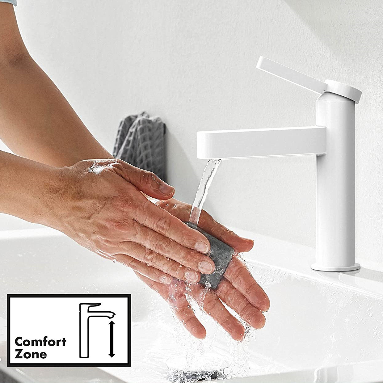 Tvättställsblandare Hansgrohe Finoris 100