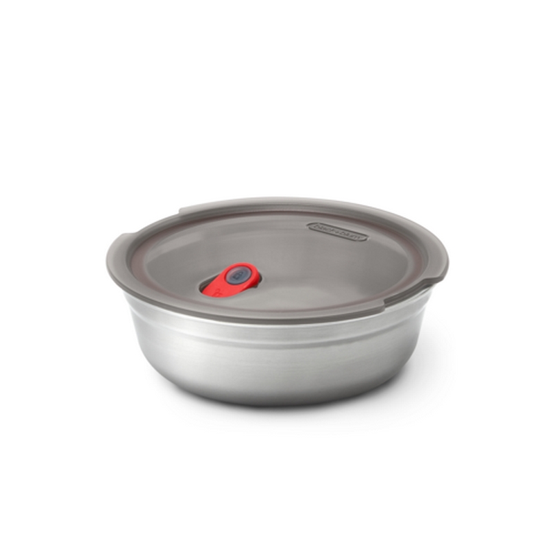 Matlåda Black+Blum Steel Bowl Large Grå/Röd