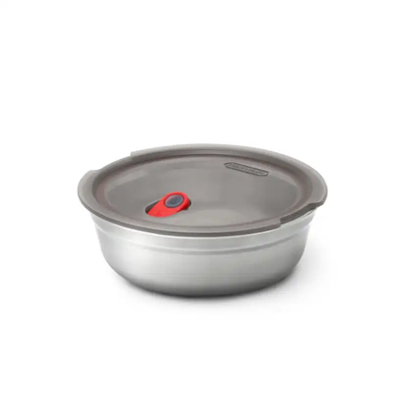 Matlåda Black+Blum Steel Bowl Large Grå/Röd