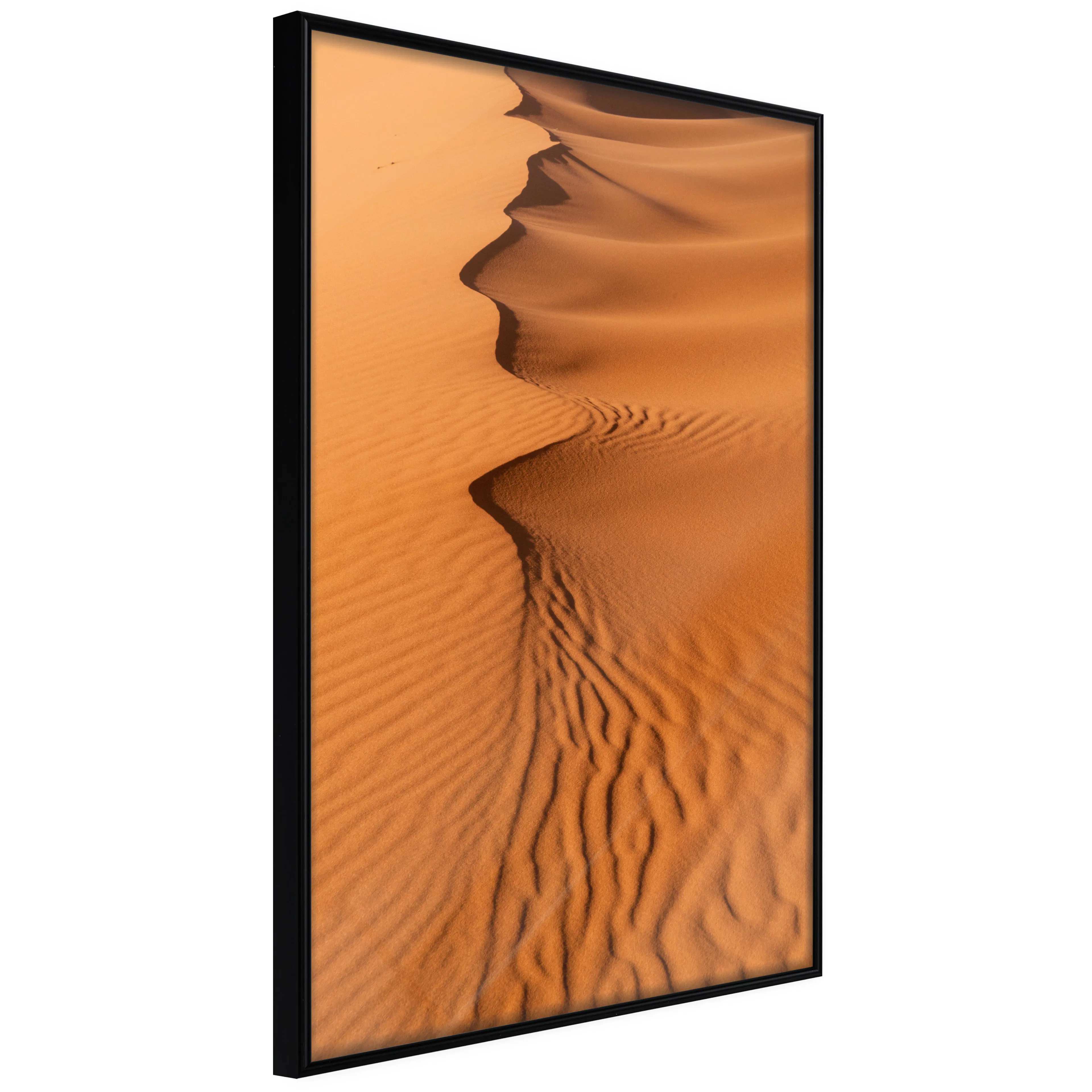Affisch - Sandy Shapes [Poster] 40x60 Svart ram, 40x60 cm