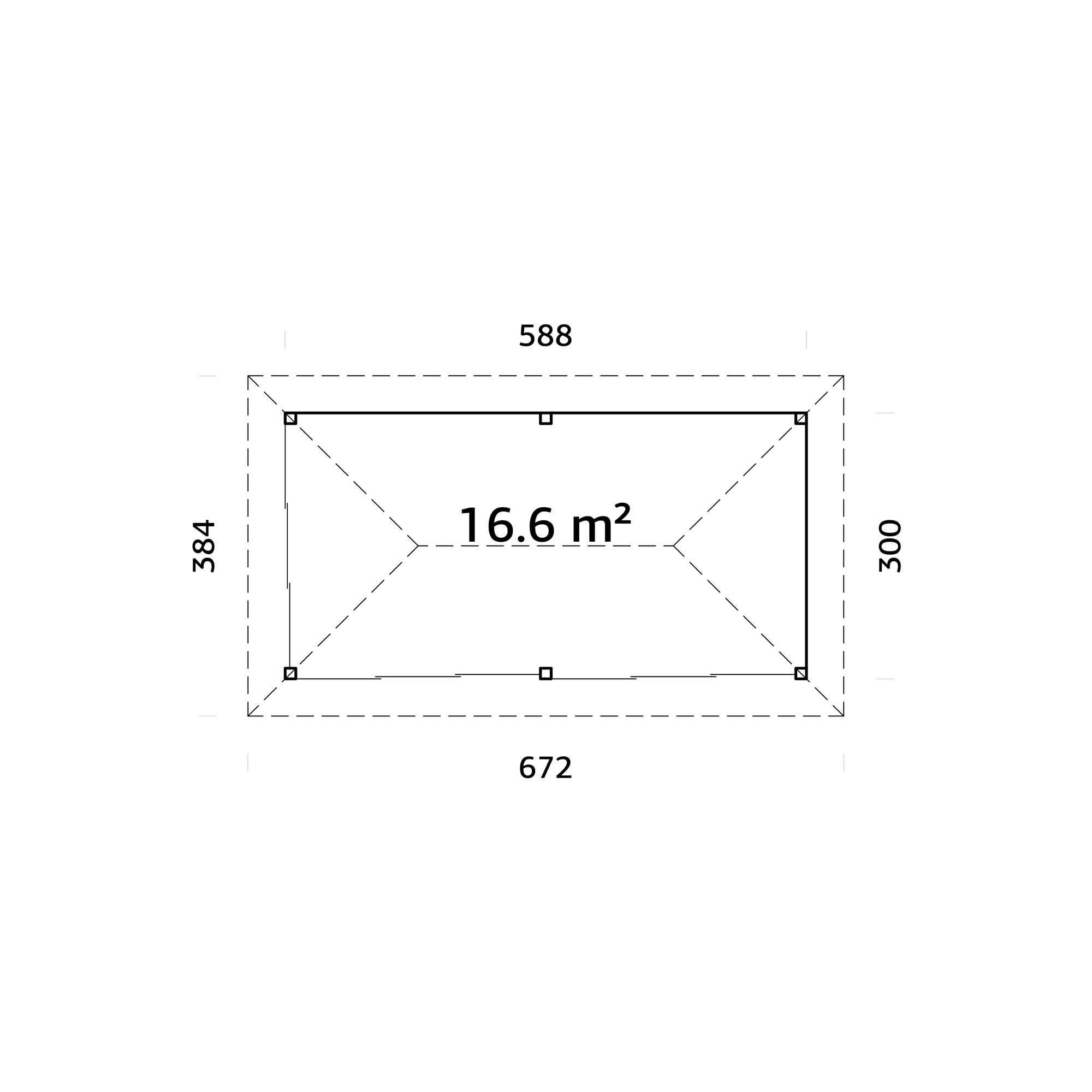 Uterum Palmako Bianca 16,6 m2 Set 202 Slide
