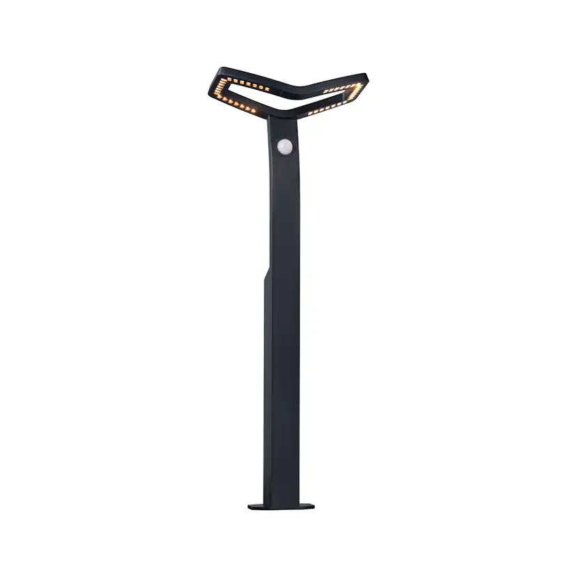 Pollare LED Paulmann Alara Smart Home Zigbee 3.0 med Skymningsstyrd rörelsedetektor IP44 230V
