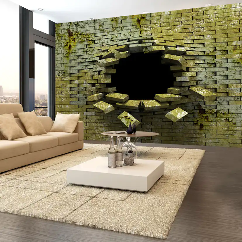 Fototapet Arkiio Självhäftande Spellbound Bricks