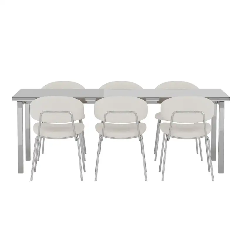 Matgrupp Venture Home Clio 210x95 cm med 4st Chico Stolar