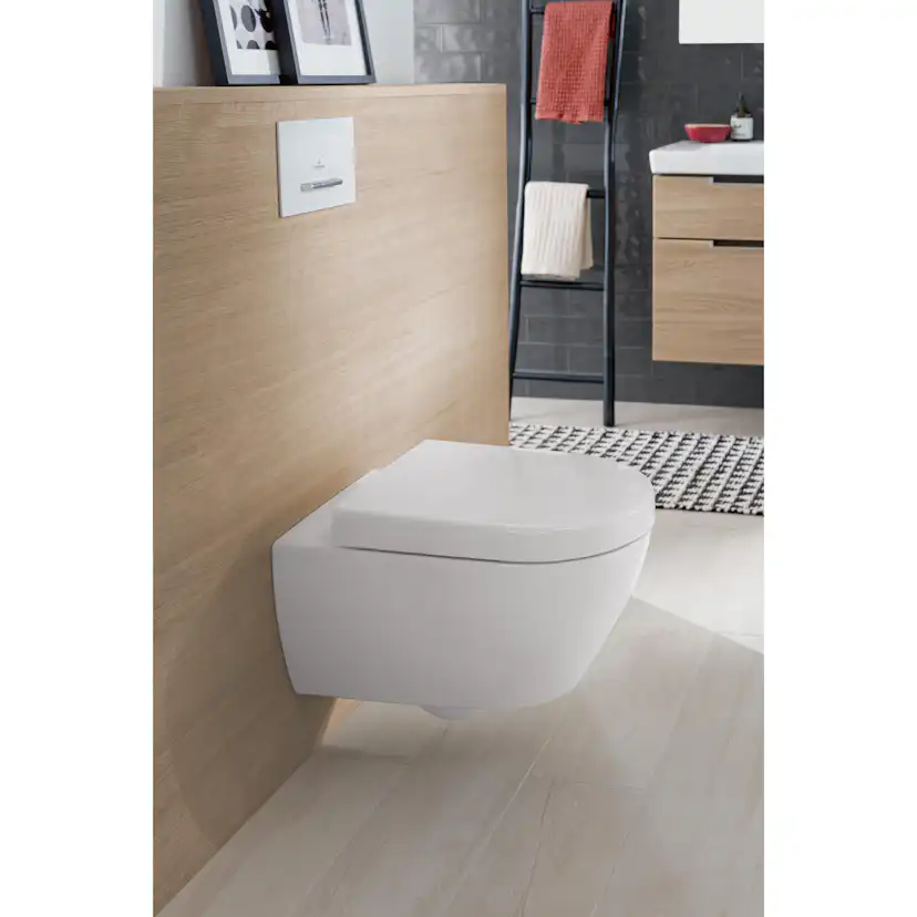 Spolknapp Villeroy & Boch ViConnect installationssystemen 92 Antracit Matt