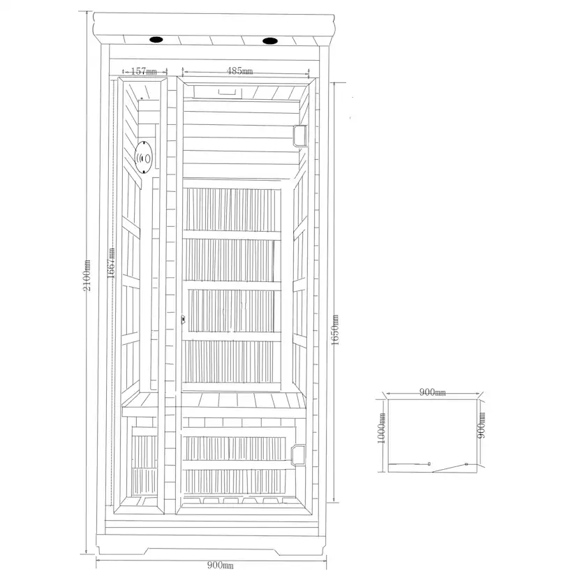 Infraröd Bastu Metalcraft Kuhmo