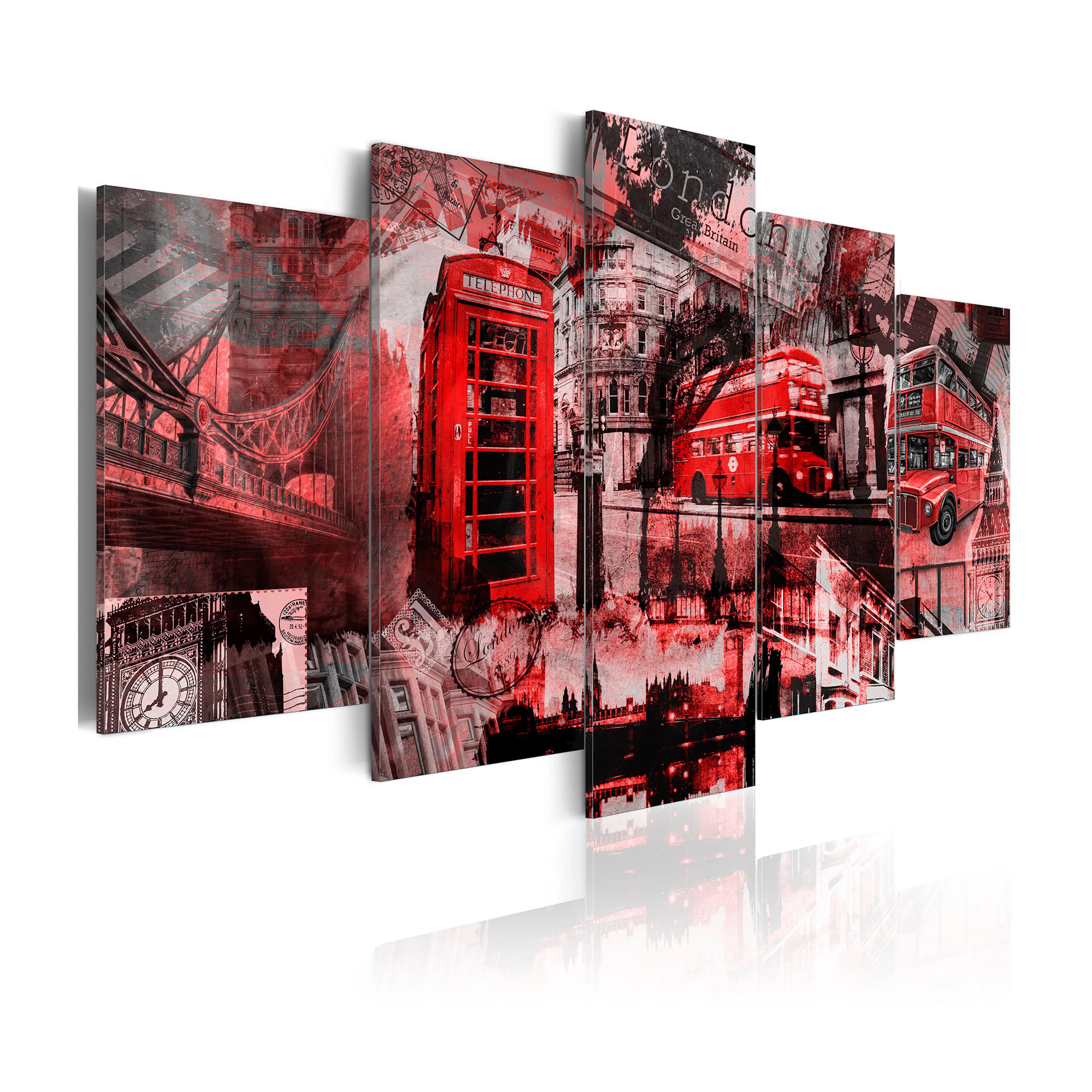 Tavla Arkiio London Collage 5 st