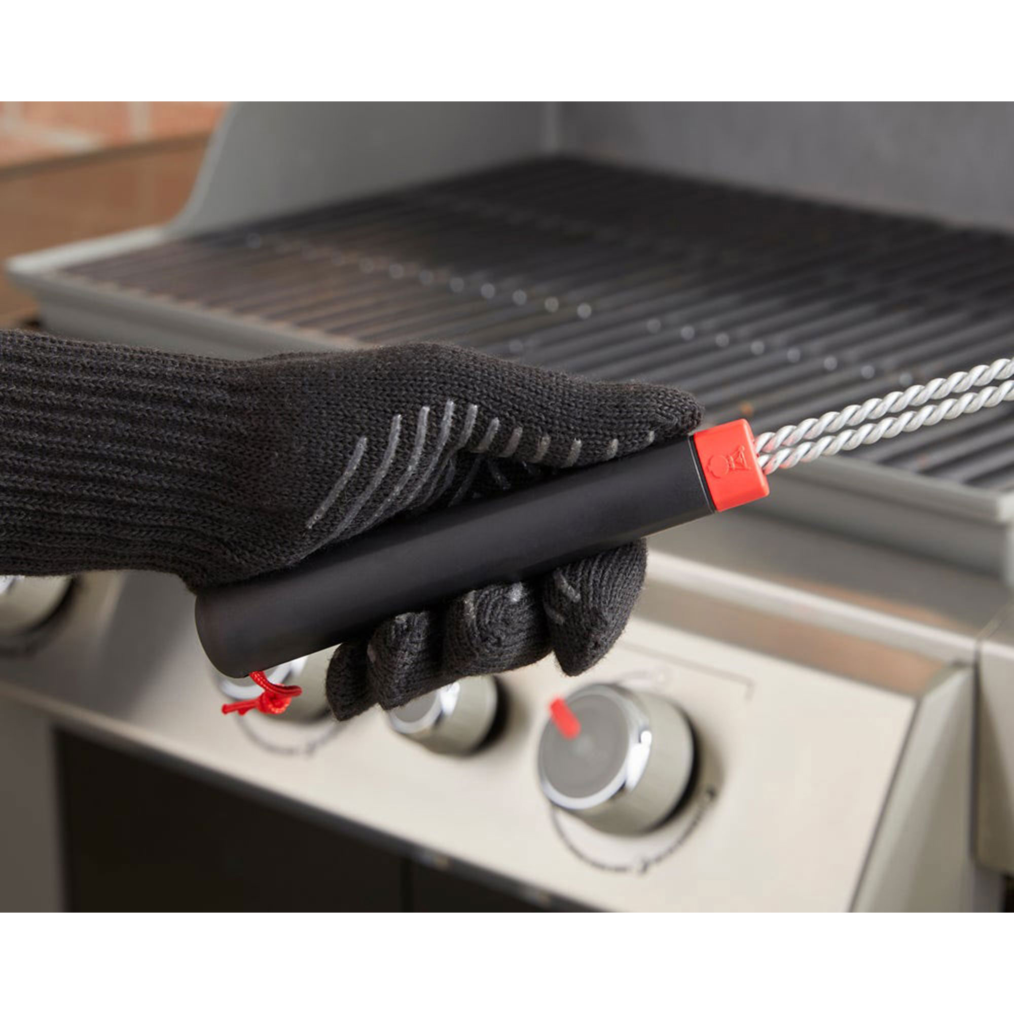 Grillborste Weber Tresidig 46 cm