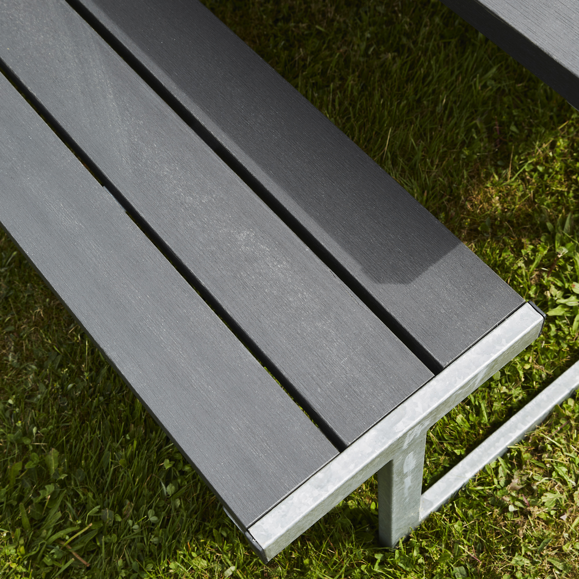 Picknickbord Hortus Nonwood Antracit Galvaniserad Ram Njord
