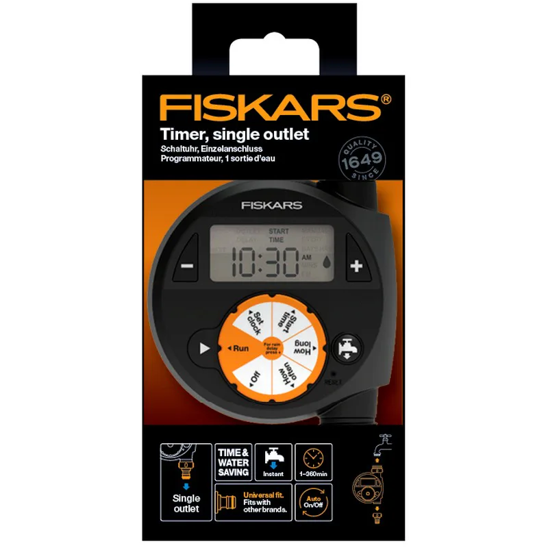 Bevattningstimer Fiskars 1-väg