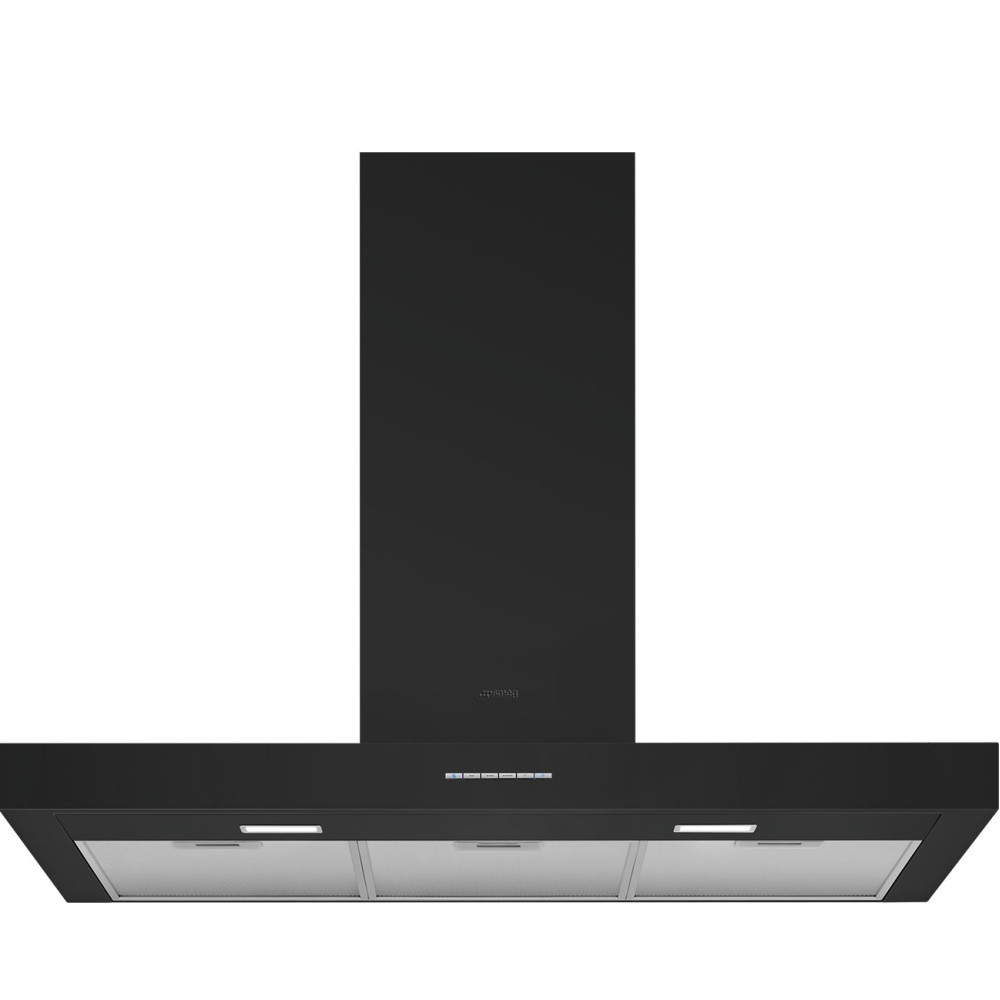 Vägghängd Köksfläkt Smeg KBT900NE Svart Elegant Design