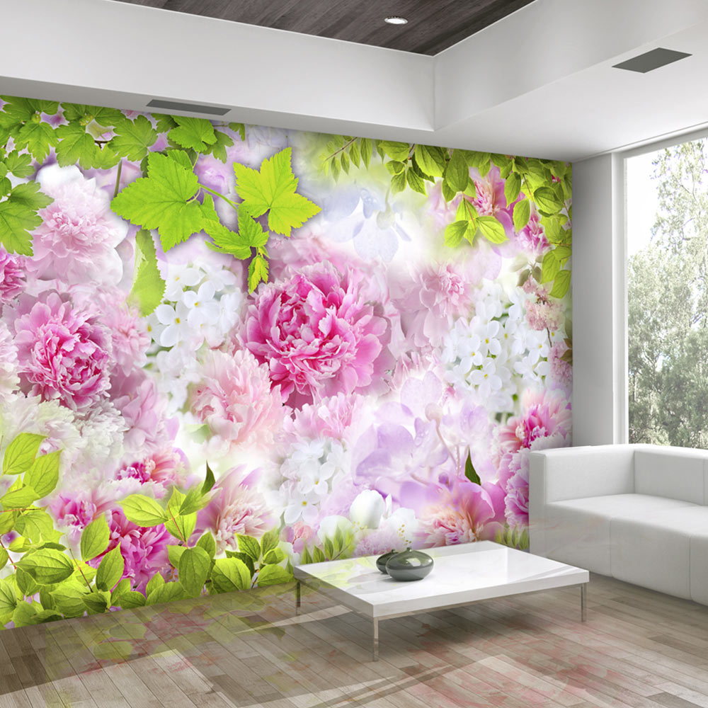 Fototapet Arkiio Självhäftande Peonies
