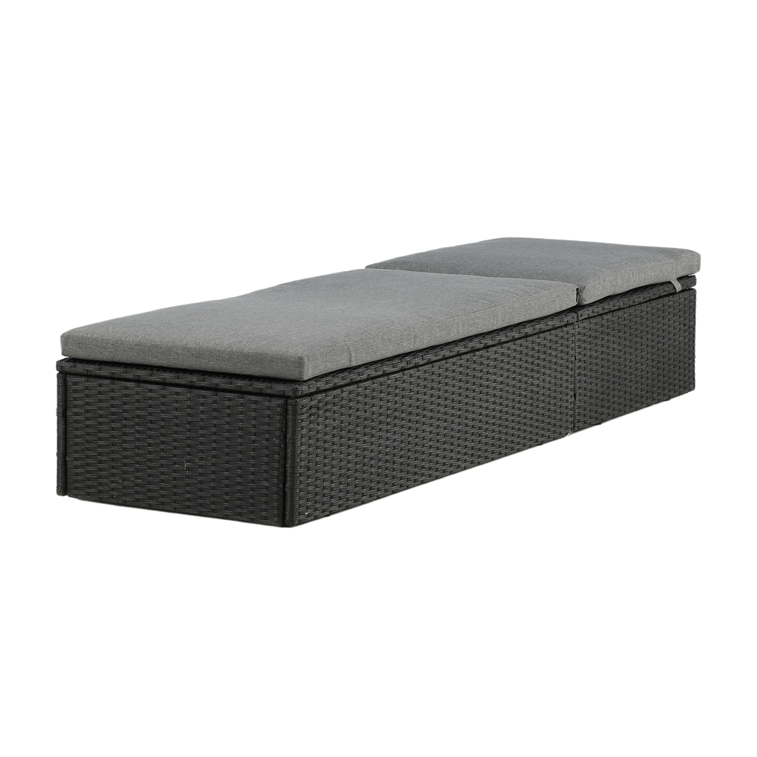 Solsäng Venture Home Quad Svart Konstrotting Utomhus