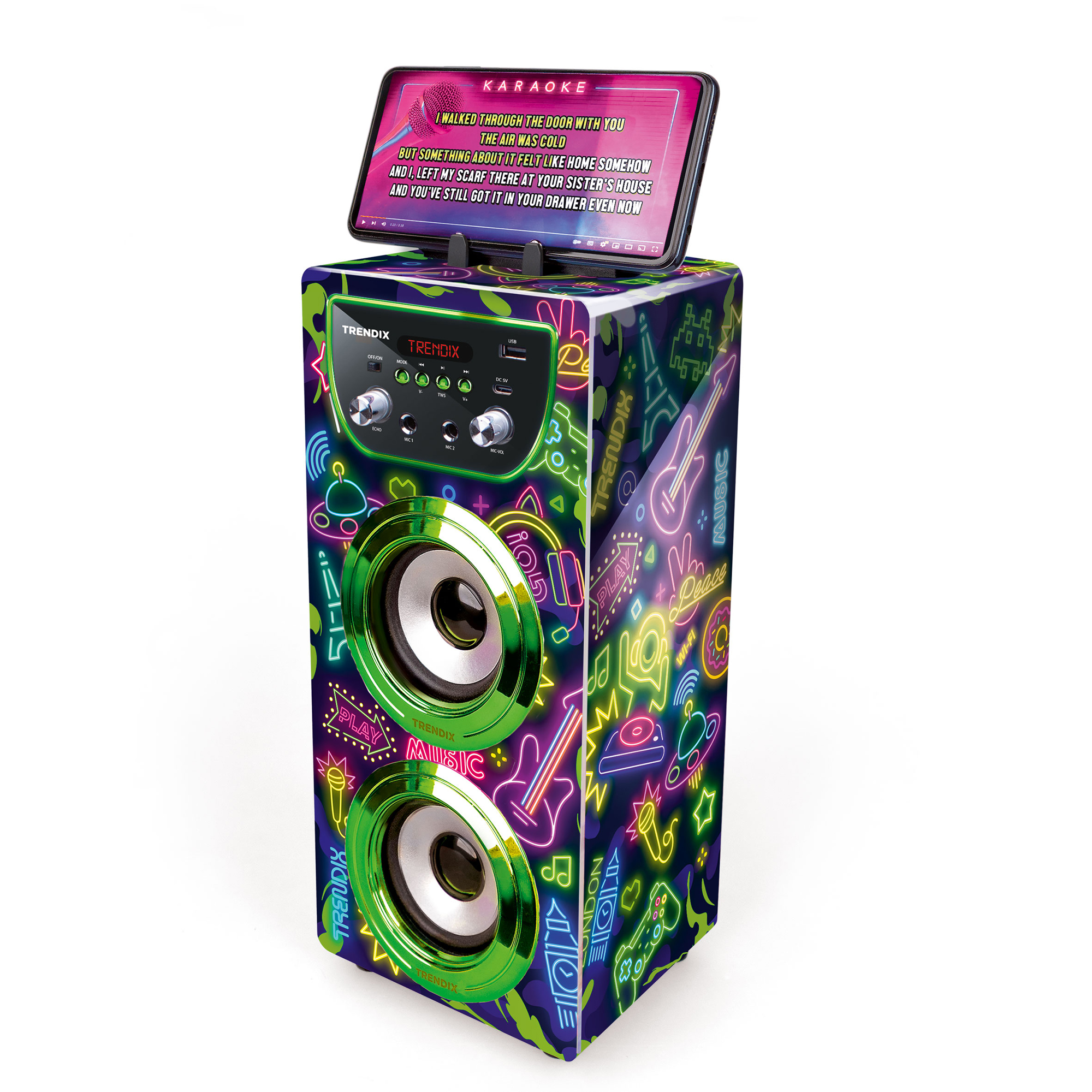 Karaokemaskin Trendix Neon World