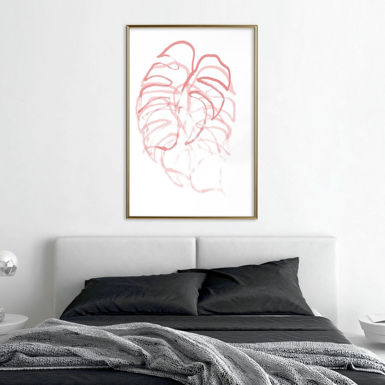 Affisch - Monster in Motion [Poster] 30x45 Guld ram, 30x45 cm