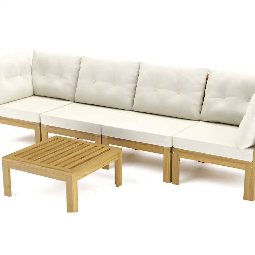Loungesoffa Comfort Garden Lindha 4-sits Loungegrupp Utomhus
