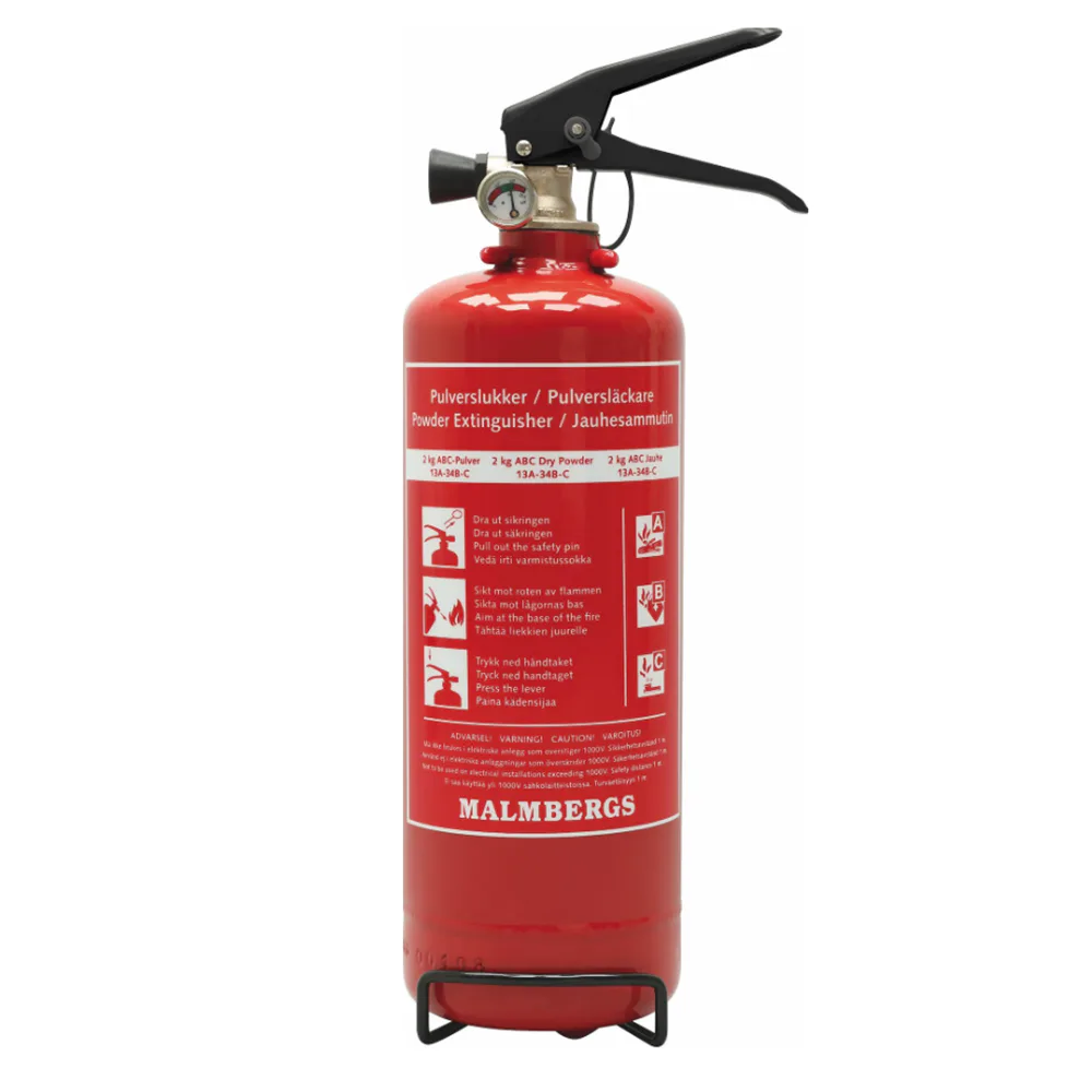 Brandsläckare Malmbergs ABC Pulver 2 Kg