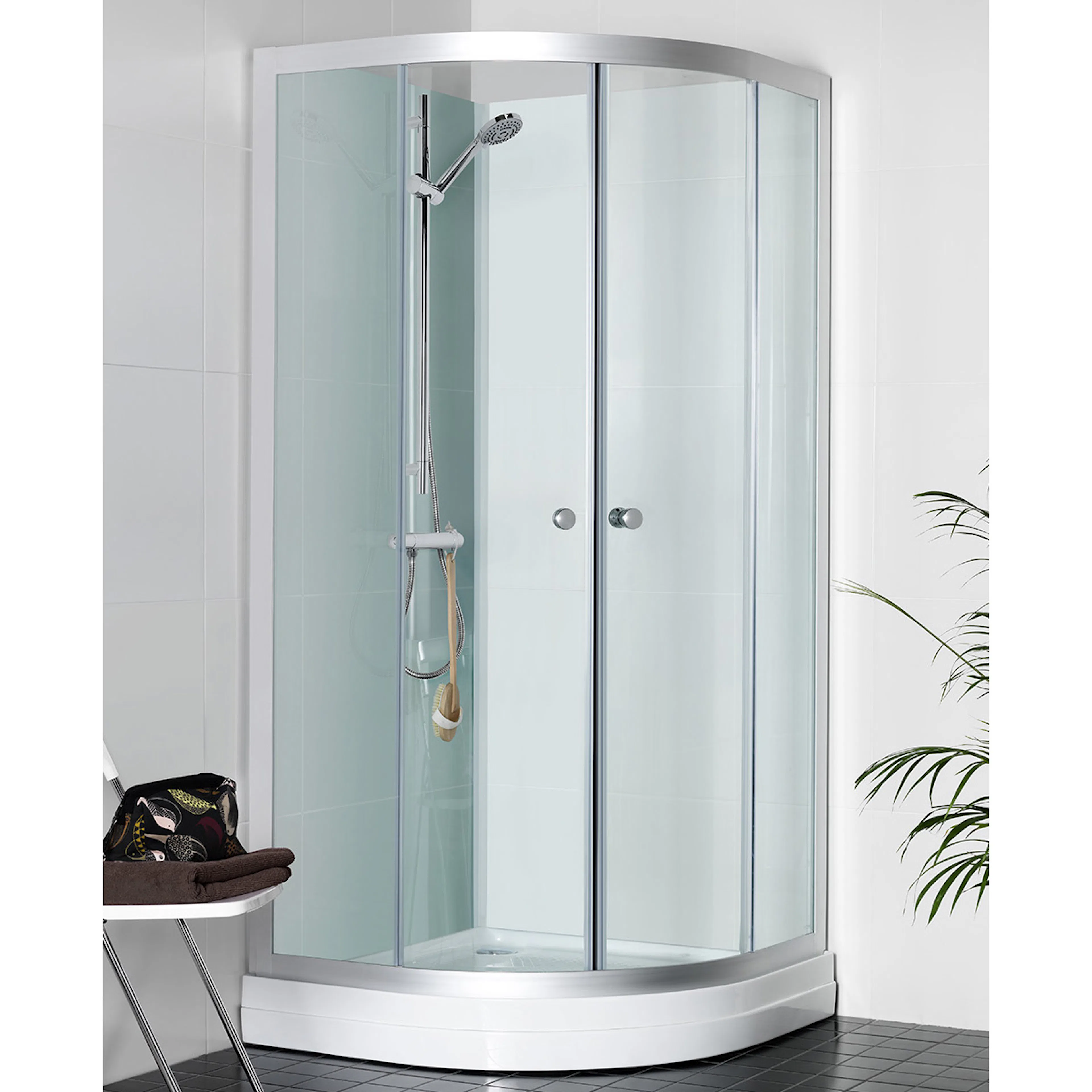 DUSCHKABIN HAFA INSPIRE 90X70 ROUND 900x700 mm