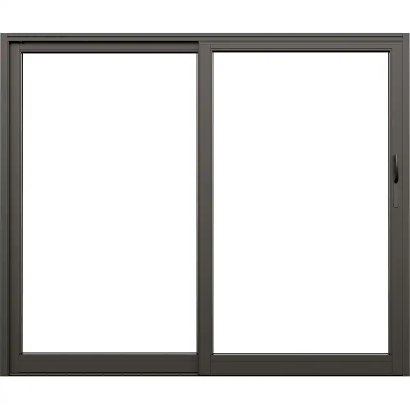 Skjutdörr NorDan NTech Aluminium 2-Delad BlackLine Svart