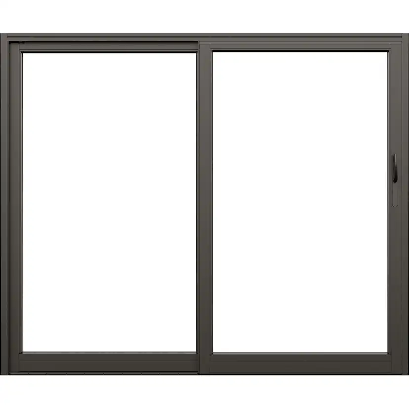 Skjutdörr NorDan Svanenmärkt NTech Aluminium 2-Delad BlackLine Svart