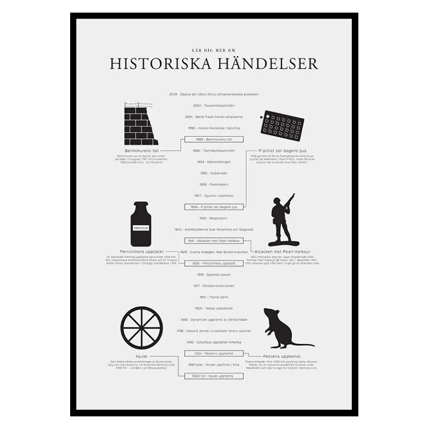 Poster Gallerix Historiska Händelser