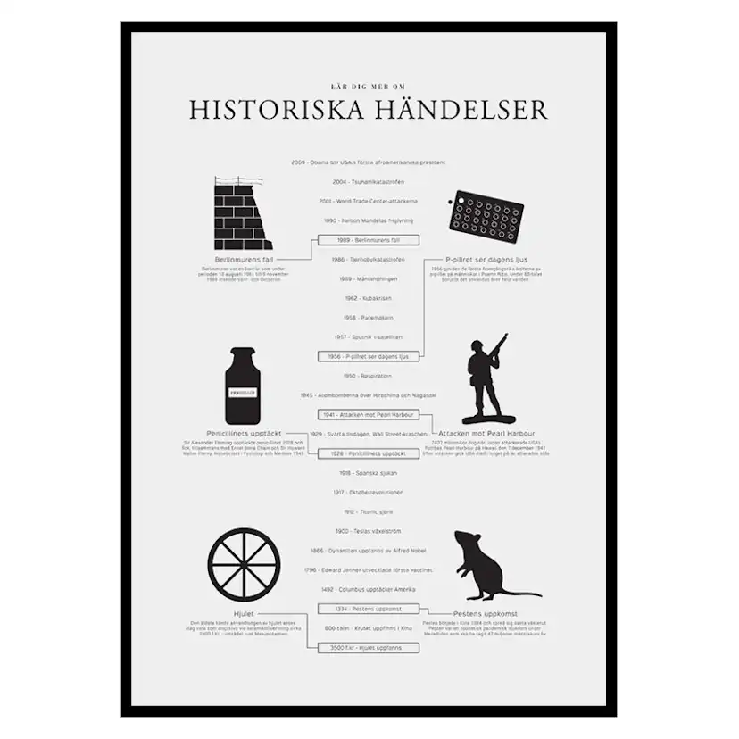 Poster Gallerix Historiska Händelser