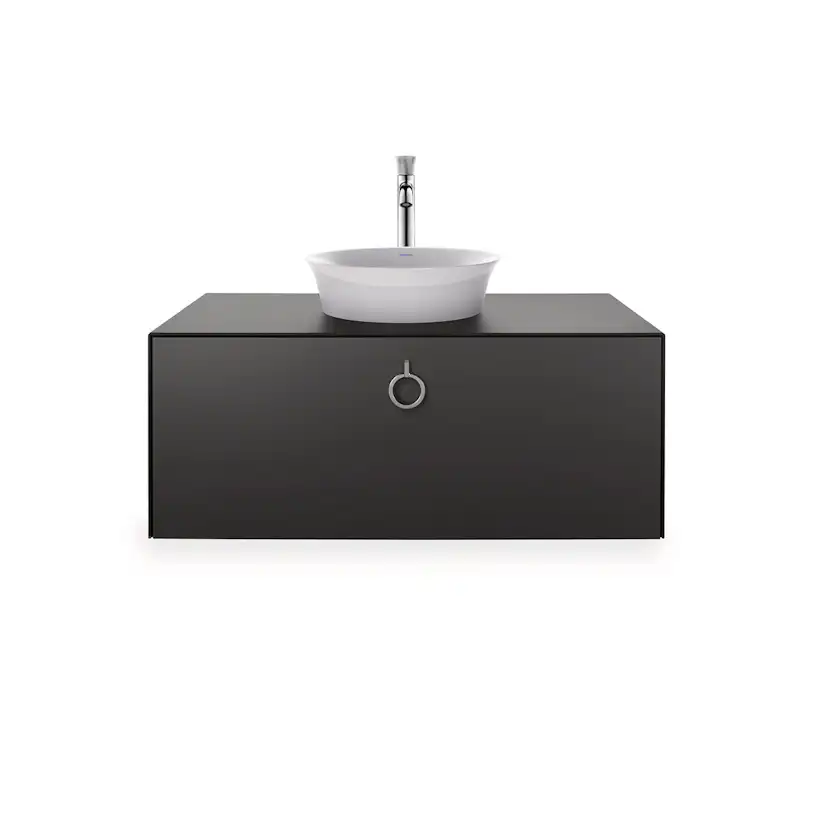 Tvättställ Duravit White Tulip för Placering på Bänkskiva Vit Högblank 430 mm