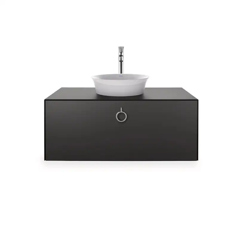 Tvättställ Duravit White Tulip för Placering på Bänkskiva Vit Högblank 430 mm
