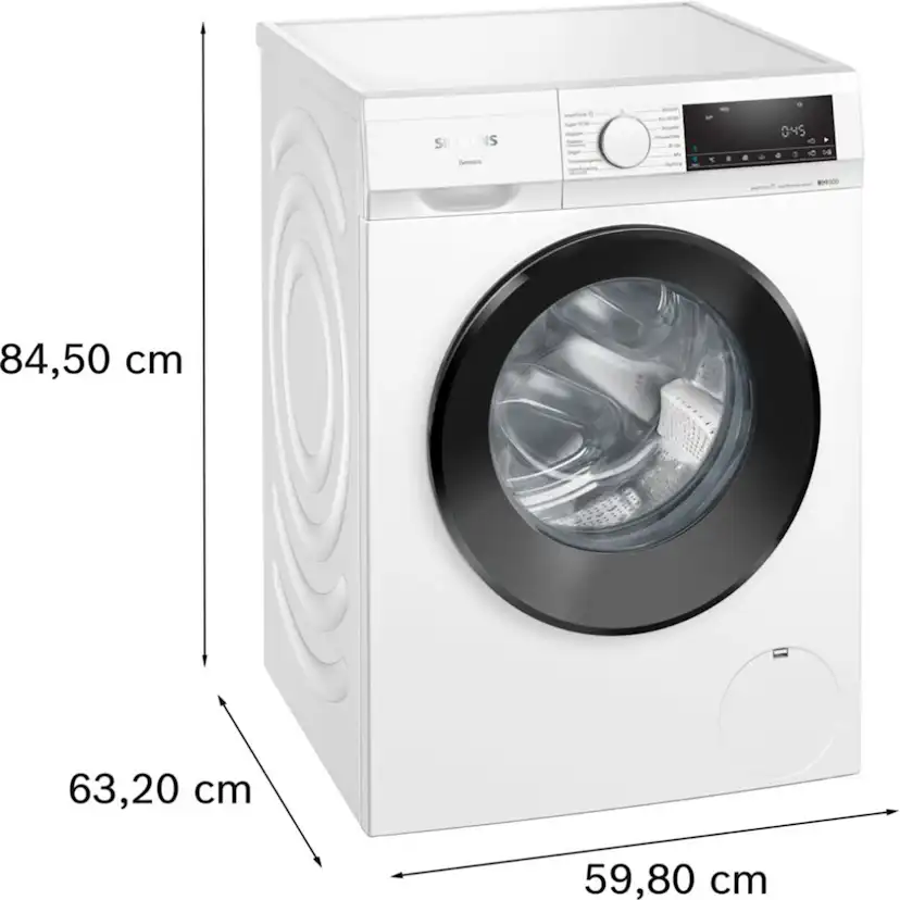 Frontmatad Tvättmaskin Siemens WG44G2ZPDN iQ500 med Kolborstfri Motor
