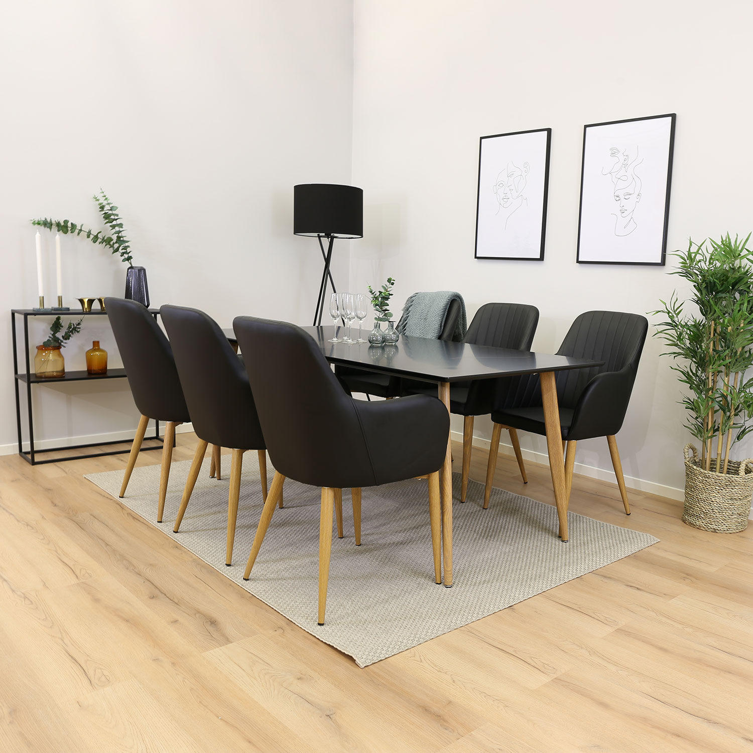 Matgrupp Venture Home Polar med 6 Comfort stolar