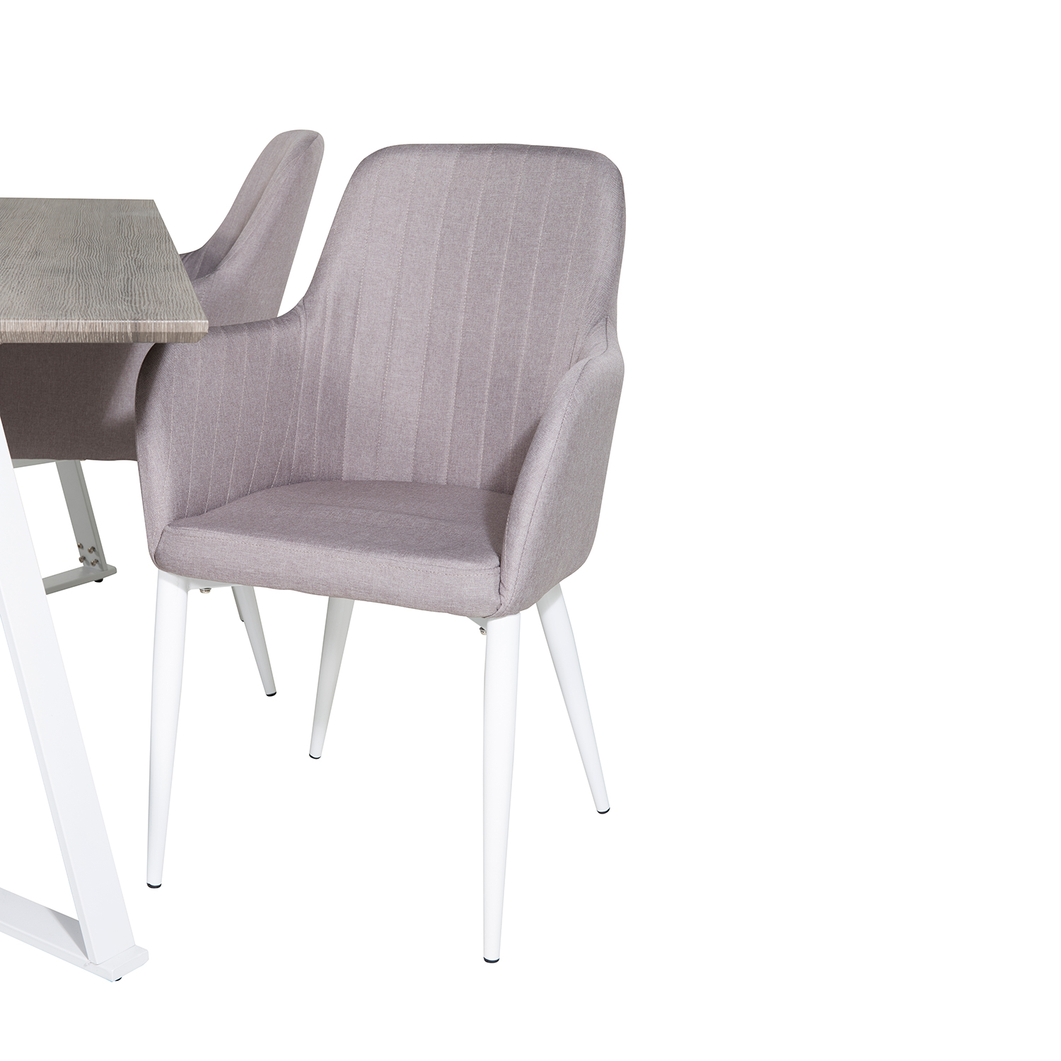 Matgrupp Venture Home Madde med 4 Corina Stolar Polyestertyg