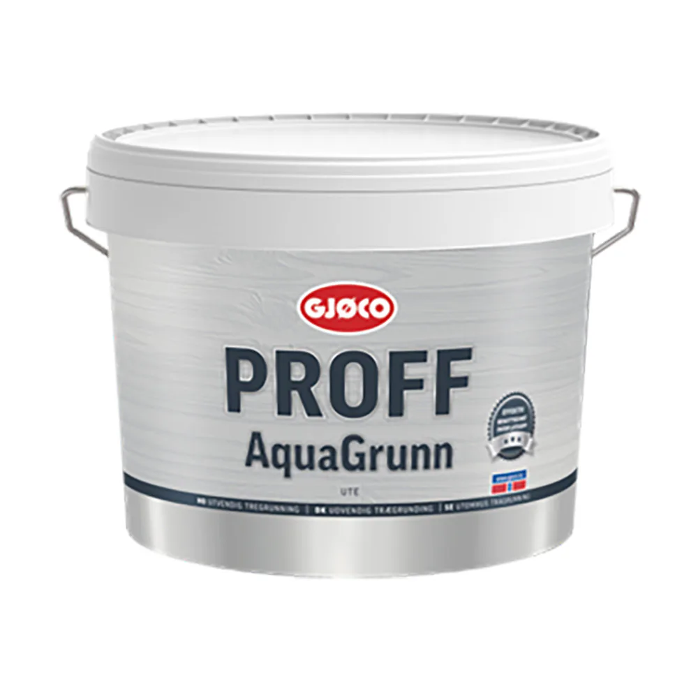 Grundfärg Gjøco Aquagrund Proff Vit