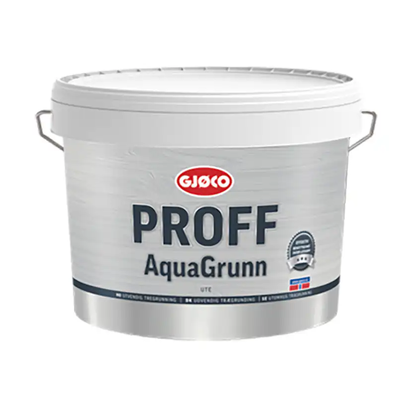 Grundfärg Gjøco Aquagrund Proff Vit