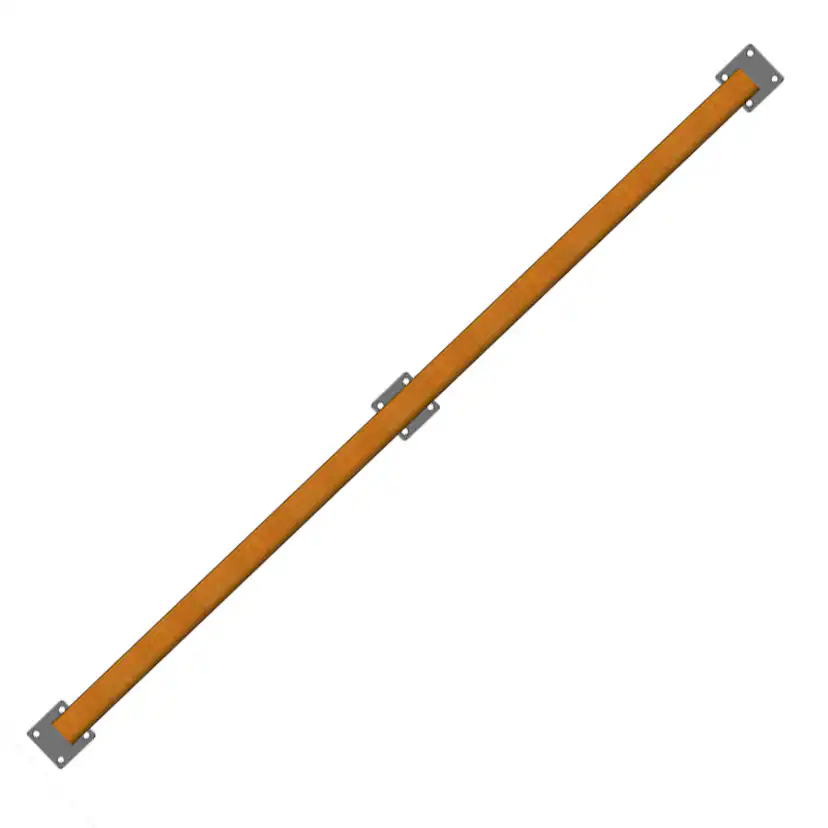 Räcke PLUS Rak 6x3,6x199 cm Maghony