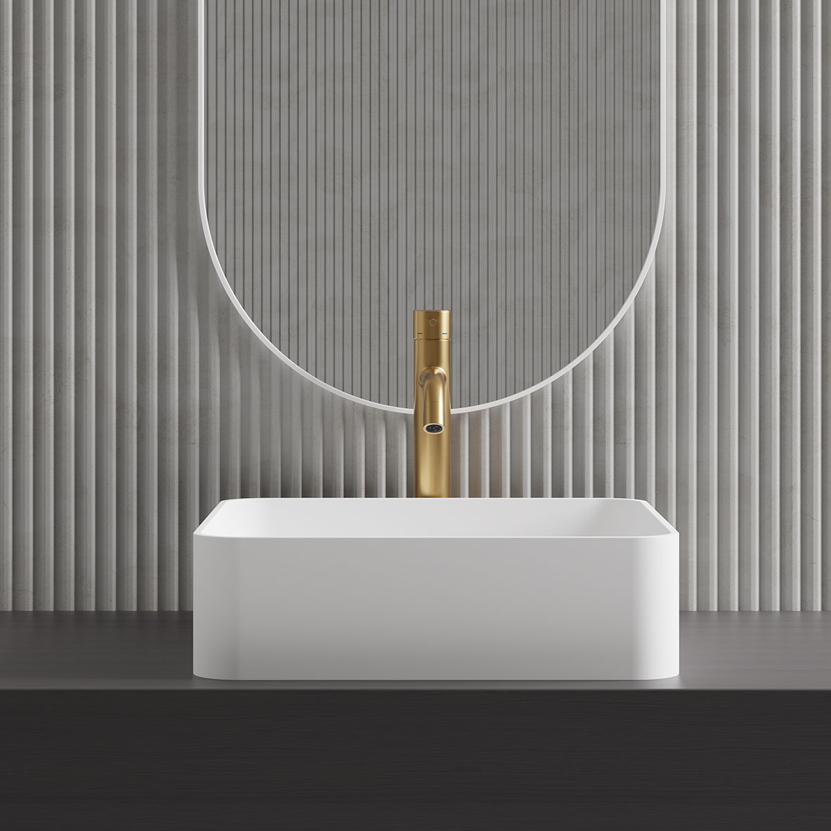 Tvättställ Scandtap Solid S1