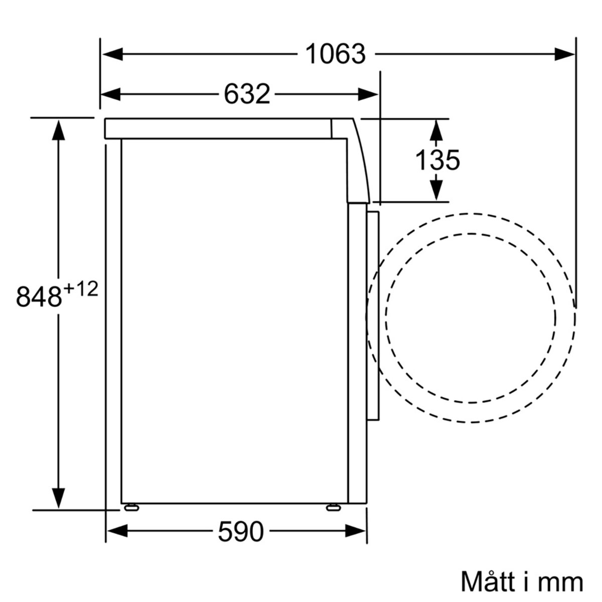 Tvättmaskin Bosch WGE02200SN