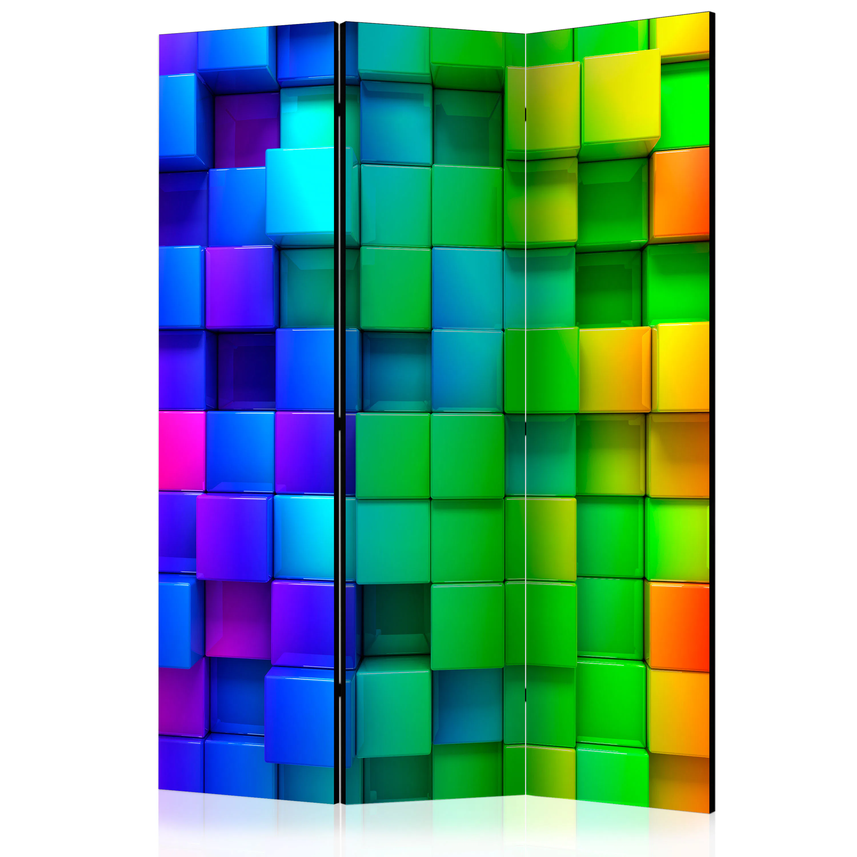 Rumsavdelare Arkiio Colourful Cubes 135x172 cm