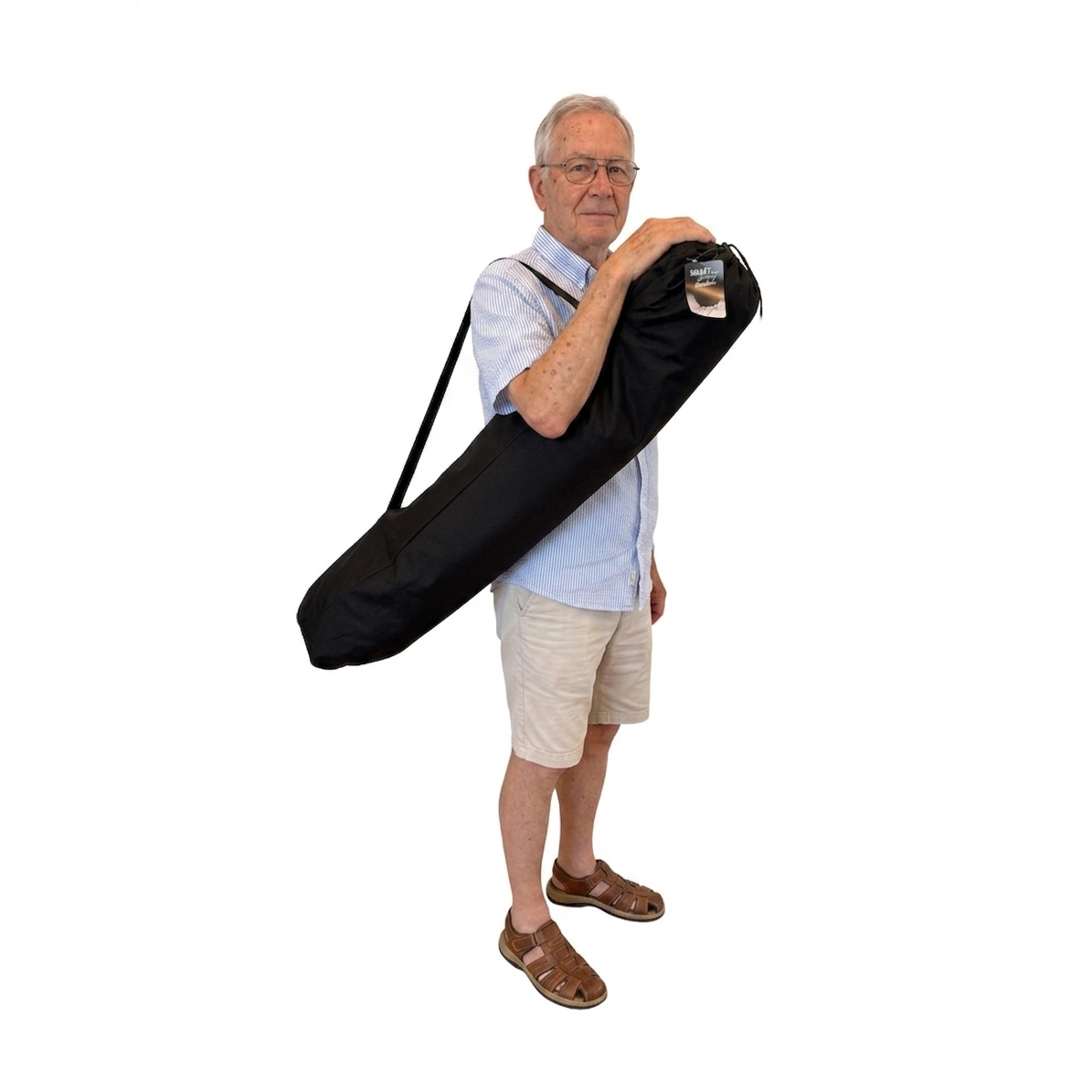Campingstol Smart Living Lounge Black Edition