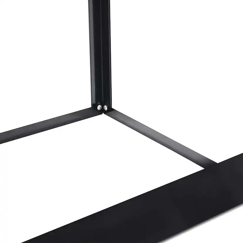 Växthus Metalcraft 1,13 kvm Svart Rektangulär