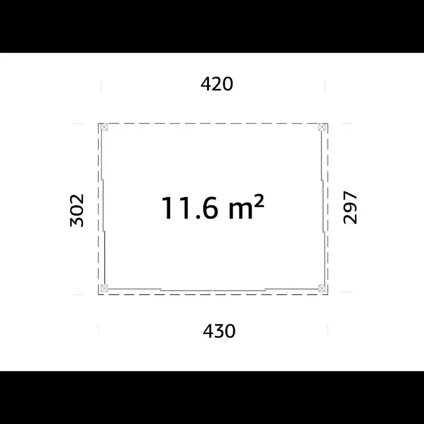 Uterum Palmako Lumi 12,5 m² (inv. 11,6 m²) Slide