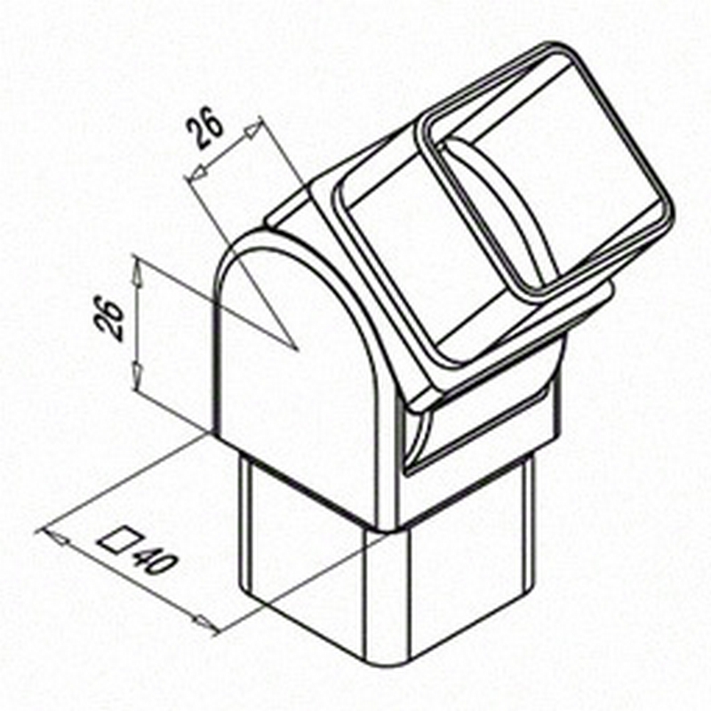 Knä/veck Herrljunga Ledstångsfabrik Inomhus