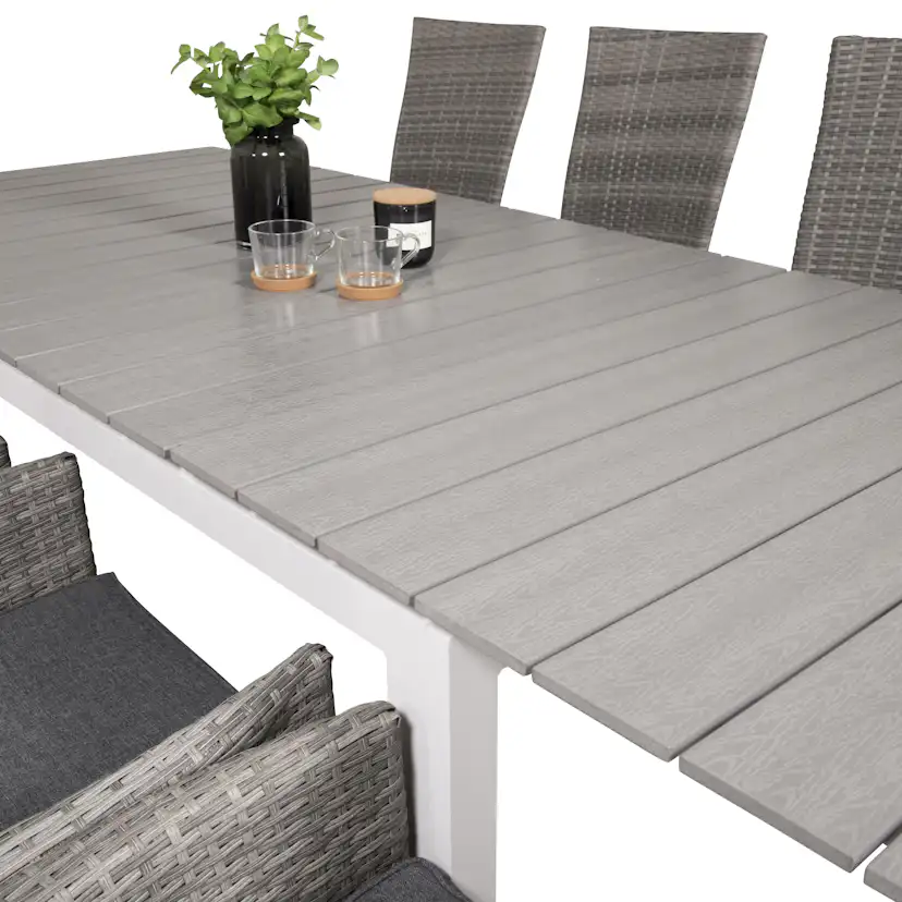 Matgrupp Venture Home Lova 160/240 med 8 Pishi Stolar