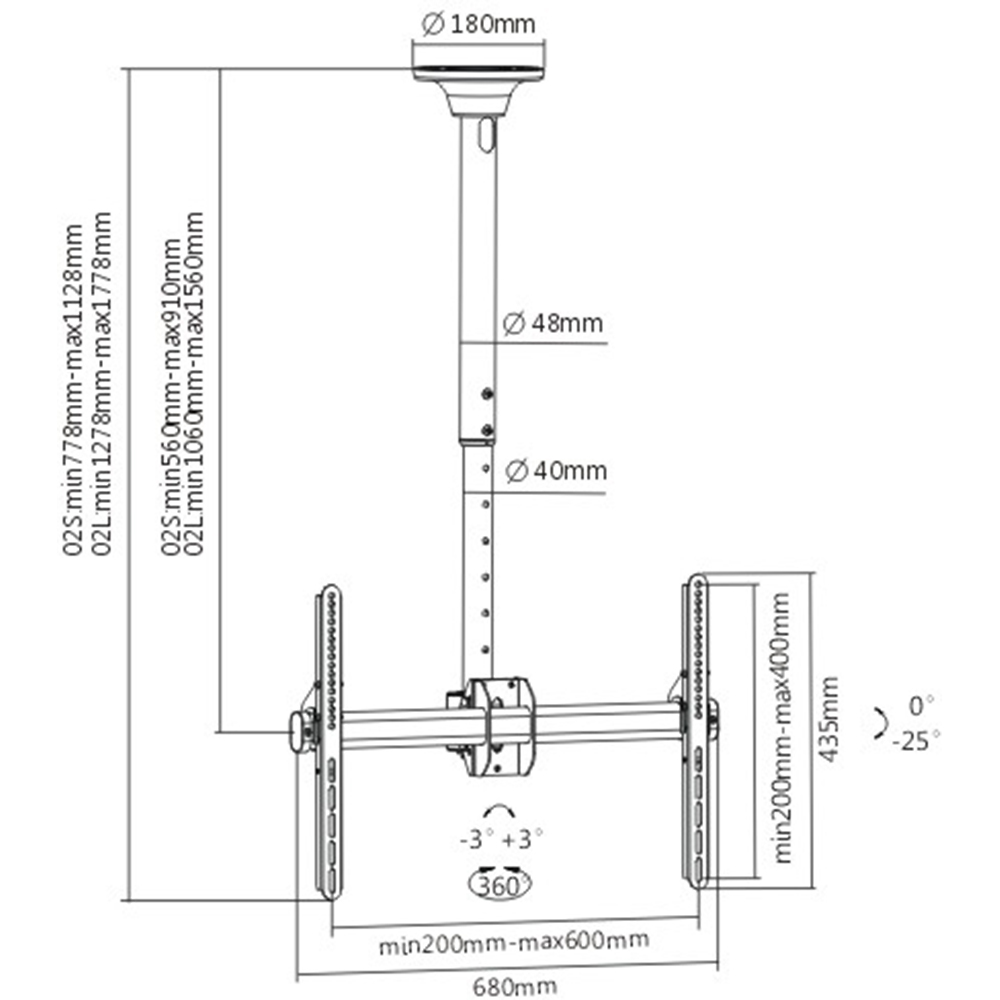 Takfäste Mozi PLB-CE946-02L