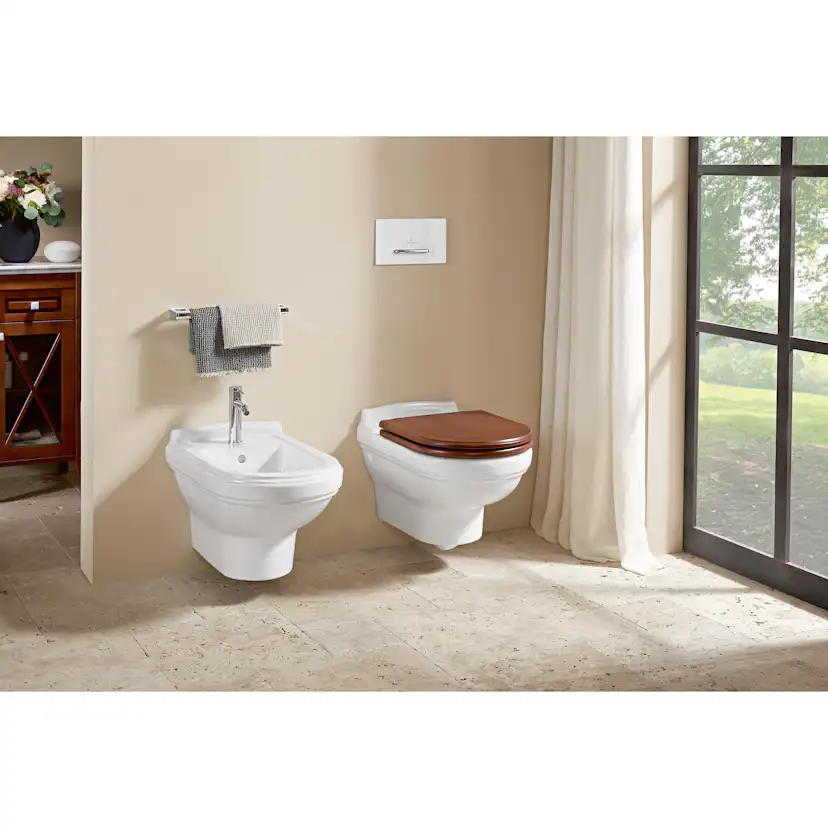 Spolknapp Villeroy & Boch ViConnect installationssystemen 92 Antracit Matt