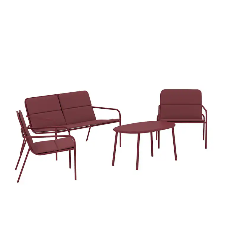 Soffgrupp Venture Home Fourni 2-sitssoffa och 2st fåtöljer med Dynor och Soffbord